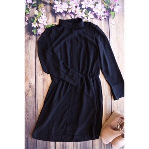 Banana Republic Black 3/4 Sleeve Dress